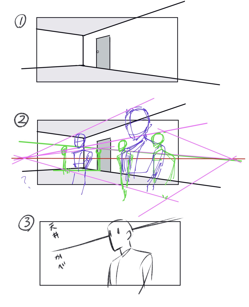 背景と人物のパースについて Clip Studio Ask