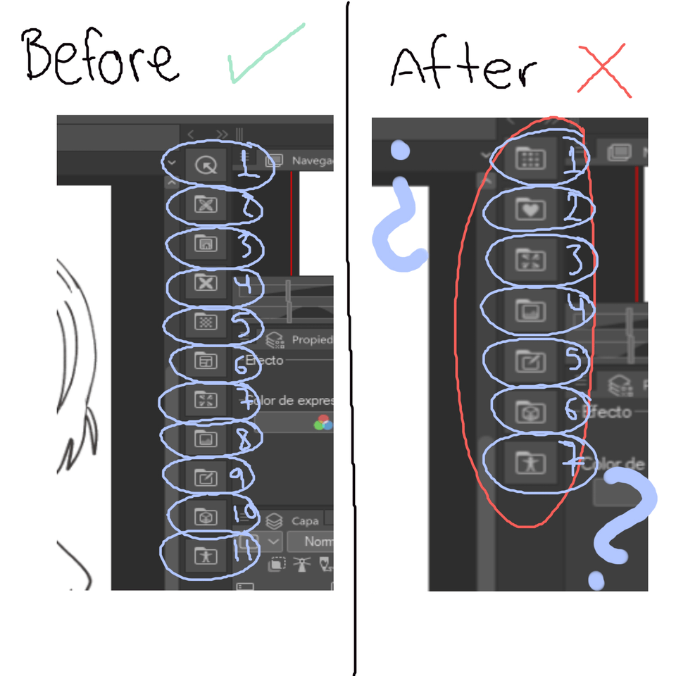 I disappeared material windows by mistake :( - CLIP STUDIO ASK