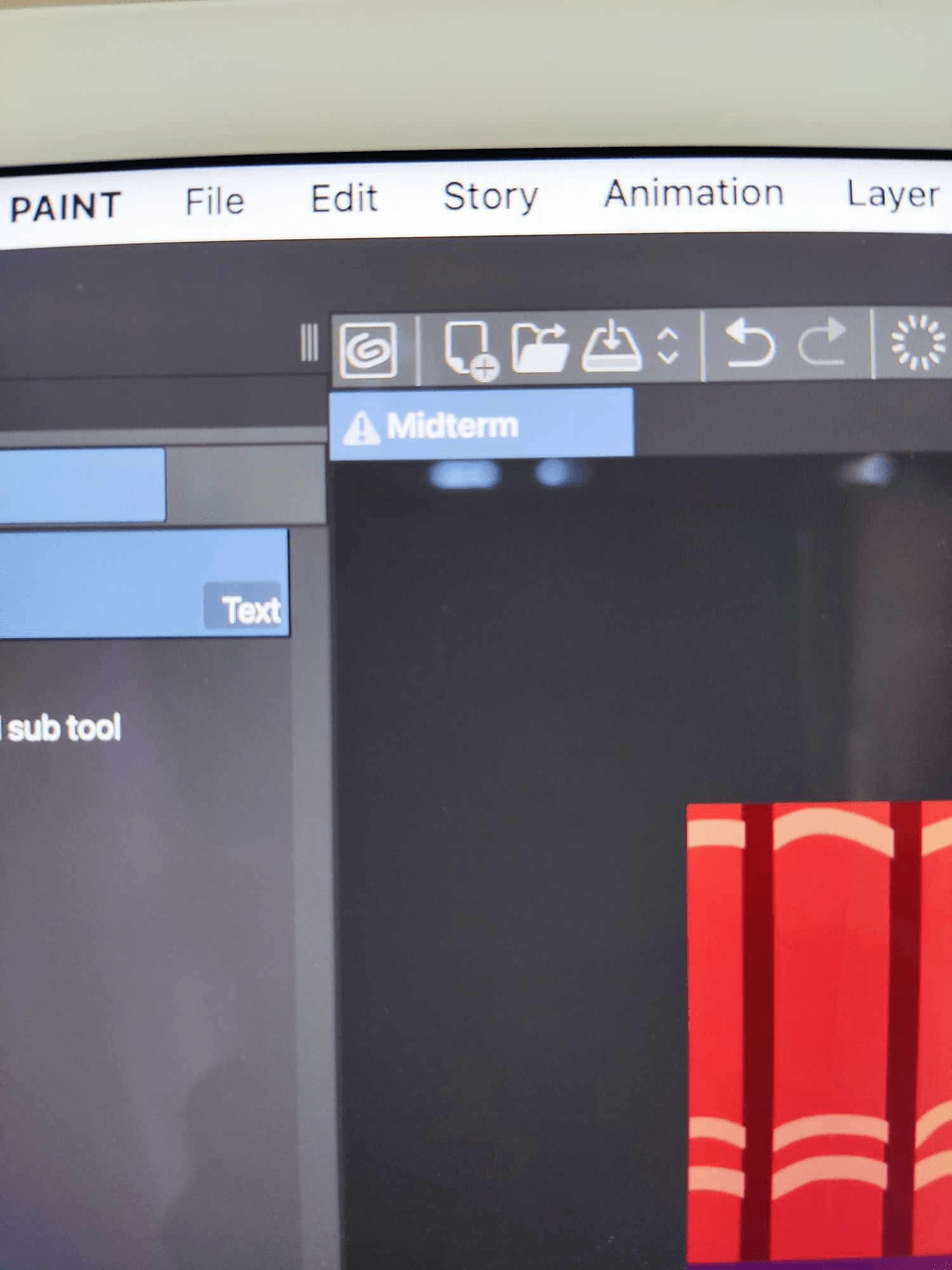 I save the work but it shows an exclamation mark. How should I fix it ...