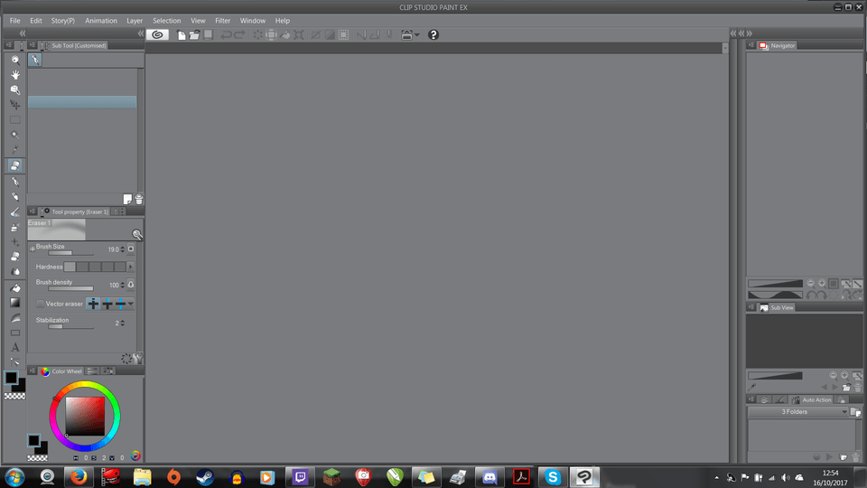 Missing information in Subtool CLIP STUDIO ASK
