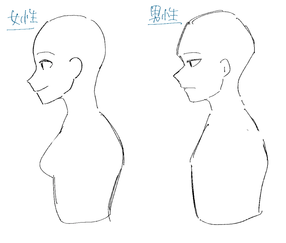 横顔 体について Clip Studio Ask