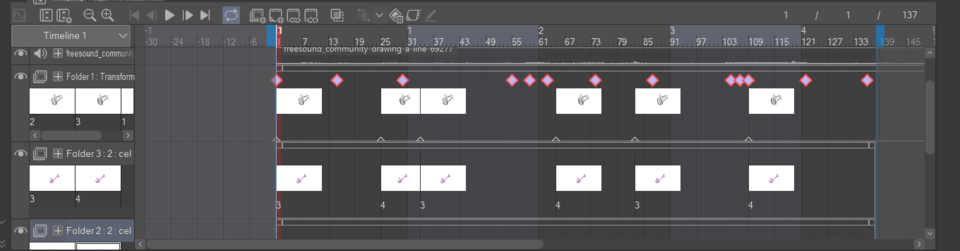 how do I copy paste keyframes ahhhh - CLIP STUDIO ASK