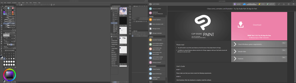 i cant open csp from cs - CLIP STUDIO ASK