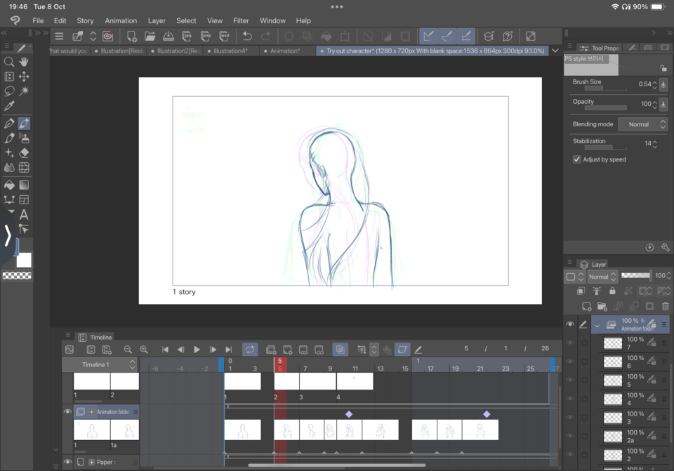 Keyframe not displaying - CLIP STUDIO ASK