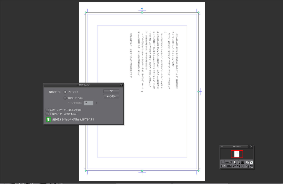 読み込み 一括読み込みについて とpdf読み込みについて Clip Studio Ask