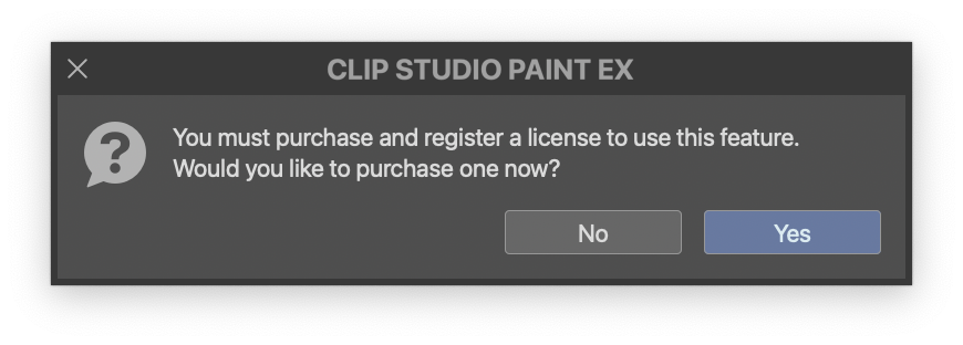 Cannot save the file. - CLIP STUDIO ASK