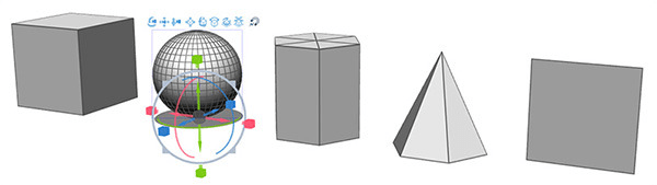 CSP EX Ver 1.9.7 ユーザー / Ver 1.11.6 の 3D プリミティブ Cube、Sphere、Prism ...