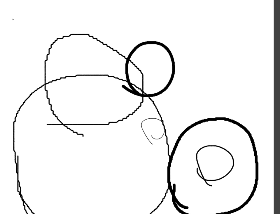 Zoomed out jagged lines, idk if bug but it is an annoying