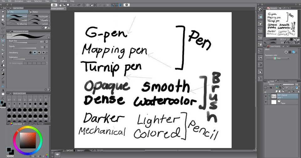 Getting Sharp Pen Tool Ends Clip Studio Ask