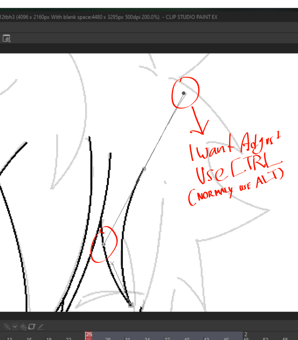 Clip Studio Paintでベジェ曲線ショートカットをカスタマイズする - CLIP STUDIO ASK