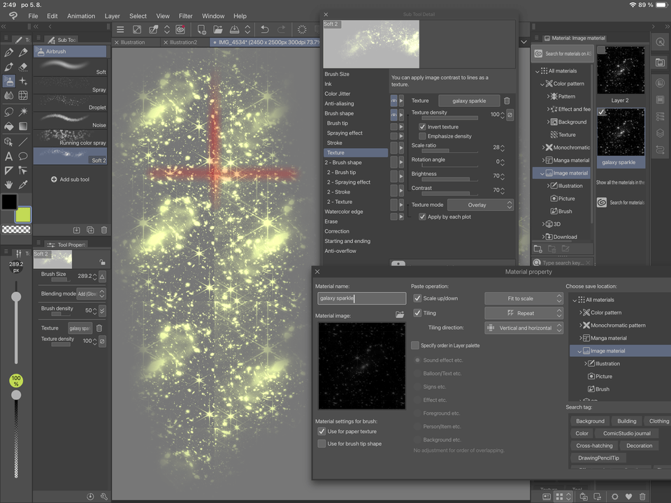 Sharp edges appearing out of nowhere in custom texture when creating a ...