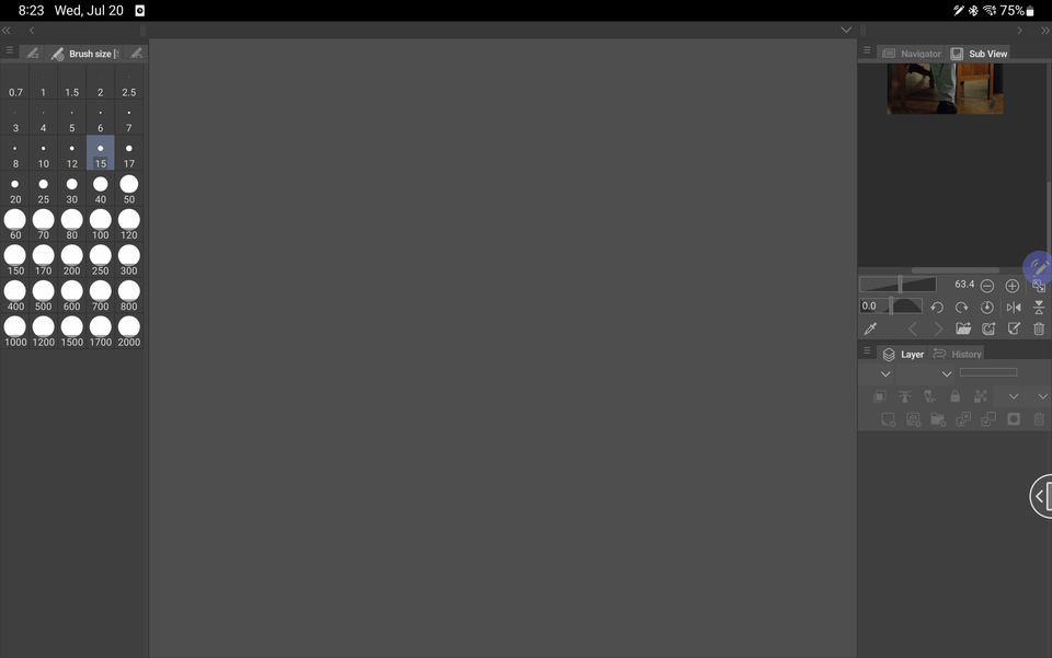 Barra de comandos perdida CLIP STUDIO ASK