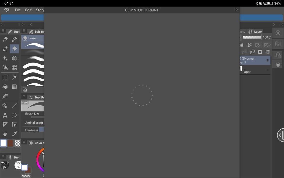 Can't confirm monthly purchase because of blank window - CLIP STUDIO ASK