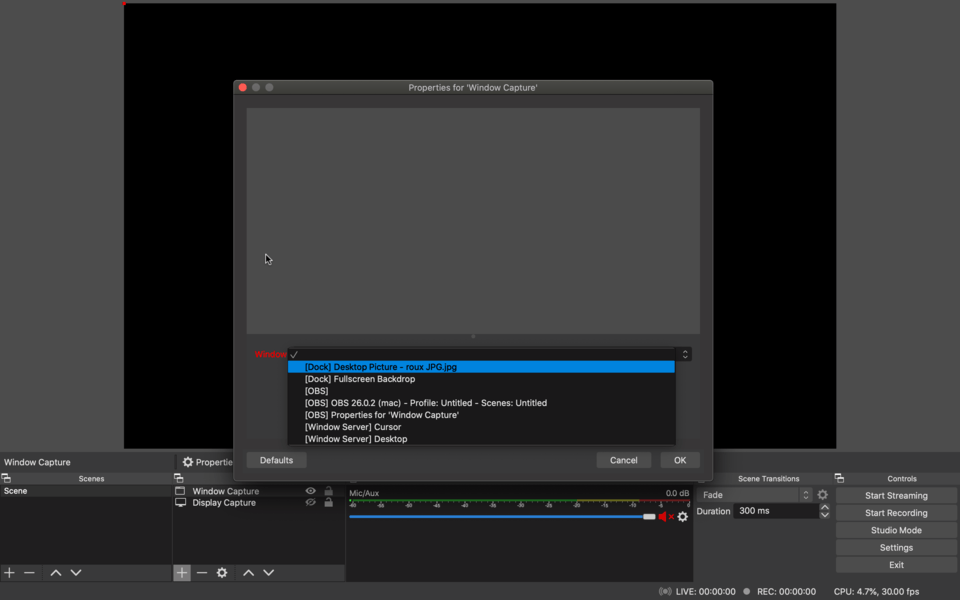 Clip Studio Paint App Window Can T Be Detected While Recording Streaming Using Obs Studio Mac Clip Studio Ask