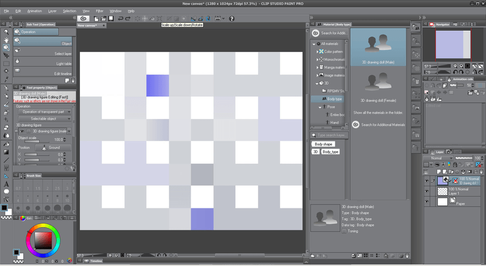 Trouble When Rasterizing a 3d model - CLIP STUDIO ASK
