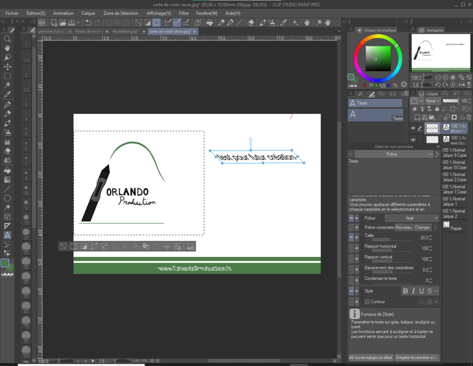 Curved text - CLIP STUDIO ASK