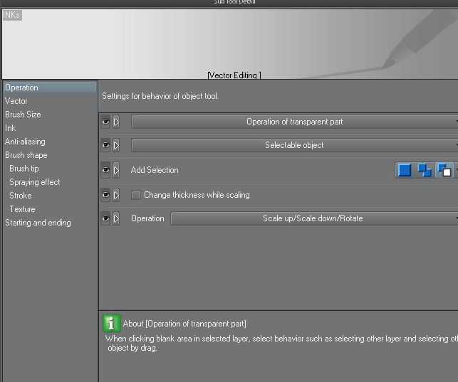 Object select tool no longer selects vector line EX 1.8.8 - CLIP STUDIO ASK