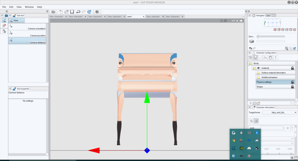 Standard Bone Creation In Clip Studio Modeler Model Is Missing Clip Studio Ask