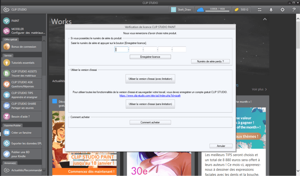 その他 CLIP STUDIO PAINT DVD-ROM Purchased the DVD ROM copy, Can I also download? - CLIP