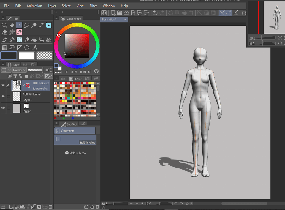 I can't edit my 3d models - CLIP STUDIO ASK