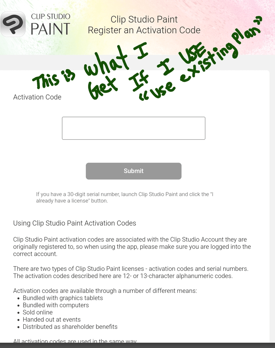 Subscribtion problem - CLIP STUDIO ASK
