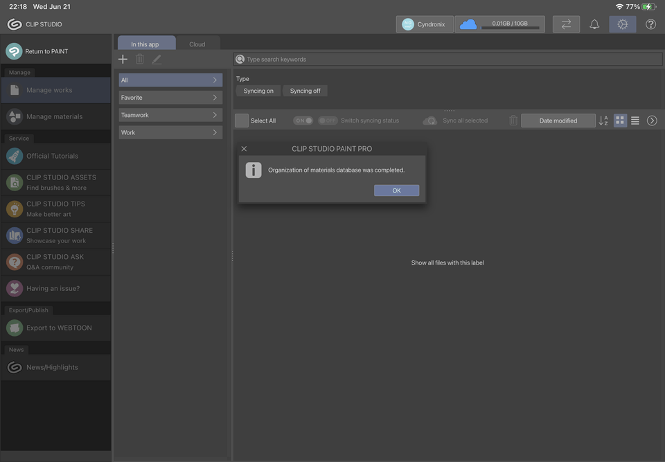How do you actually download Assets on iPad (CSP Pro)? - CLIP STUDIO ASK