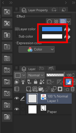 I want to change the default layer color to something else (not ...