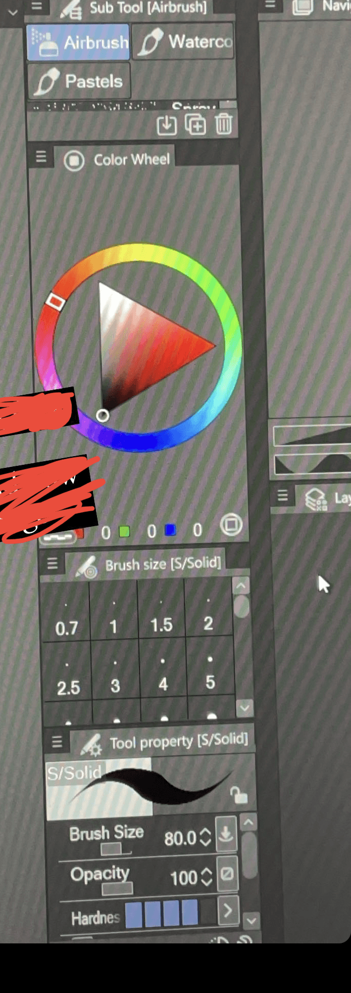 Updated CSP: Interface Issues - CLIP STUDIO ASK
