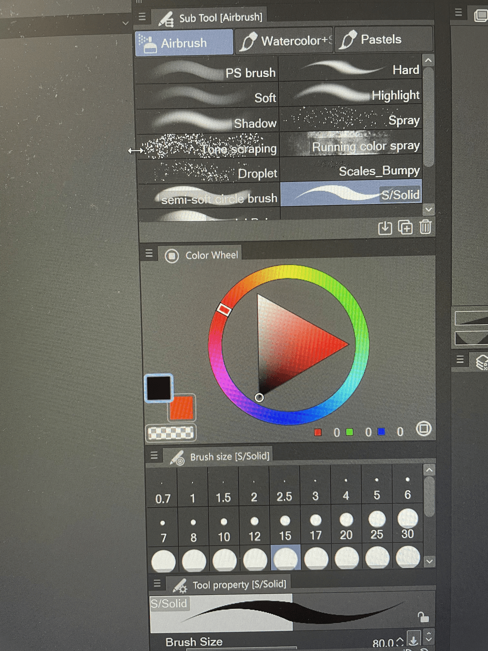 Updated CSP: Interface Issues - CLIP STUDIO ASK