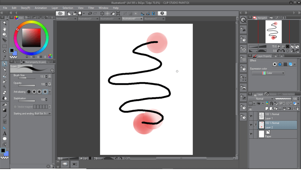 더 선명한 g 펜 끝을 얻는 방법 CLIP STUDIO ASK