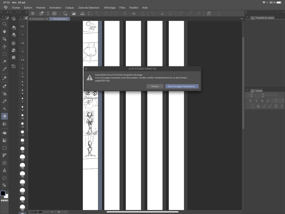 Ouverture De Dossier Clip Studio Ex Sur Ipad Clip Studio Ask