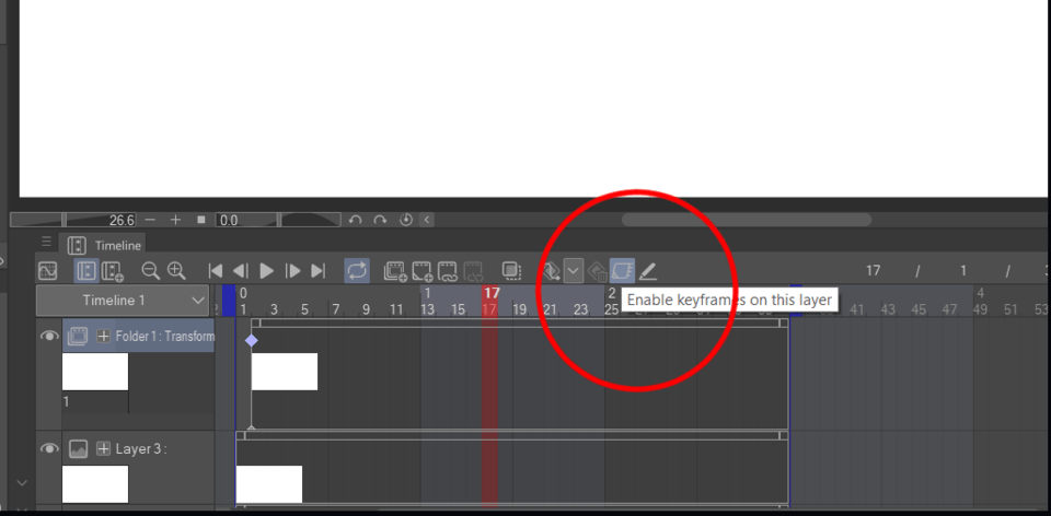 Looking for keyframe options in animation. - CLIP STUDIO ASK