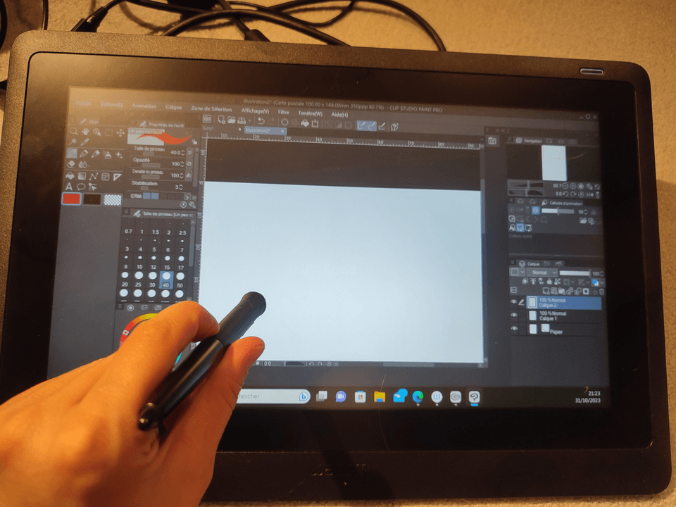The cursor does not move when I select a tool - CLIP STUDIO ASK