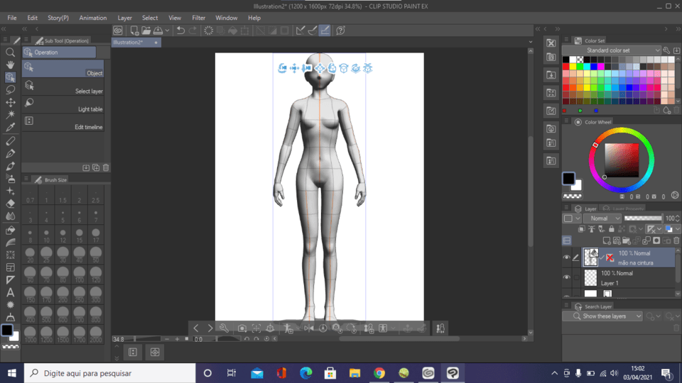 I can't move my 3d figure - CLIP STUDIO ASK