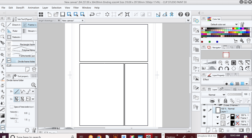 6 Frame Comic Strip Template - CLIP STUDIO ASSETS