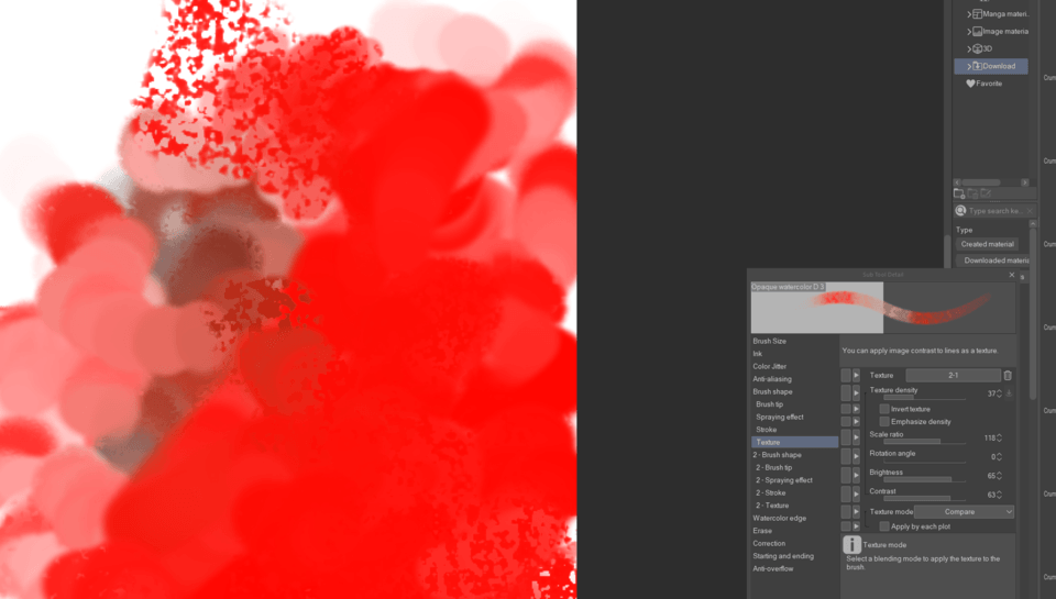 Cómo hacer un pincel con textura consistente - CLIP STUDIO ASK