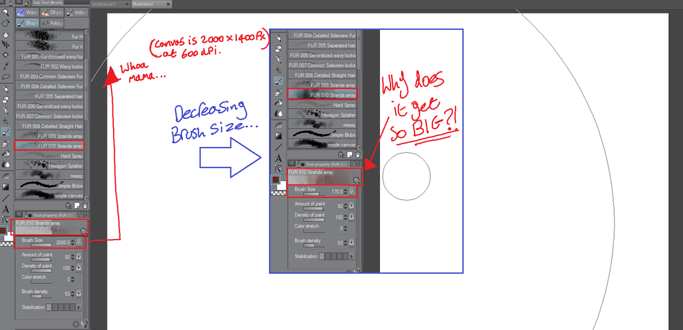 Sich anstrengen Hör mal zu Verwerfen clip studio paint brush size shortcut  Relativitätstheorie Botaniker Scully