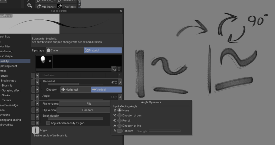 can't stop pen rotation with canvas - CLIP STUDIO ASK