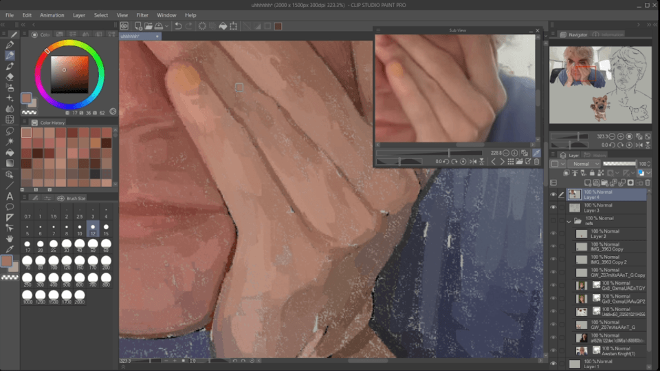 Main csp window keeps flashing white for a split second - CLIP STUDIO ASK