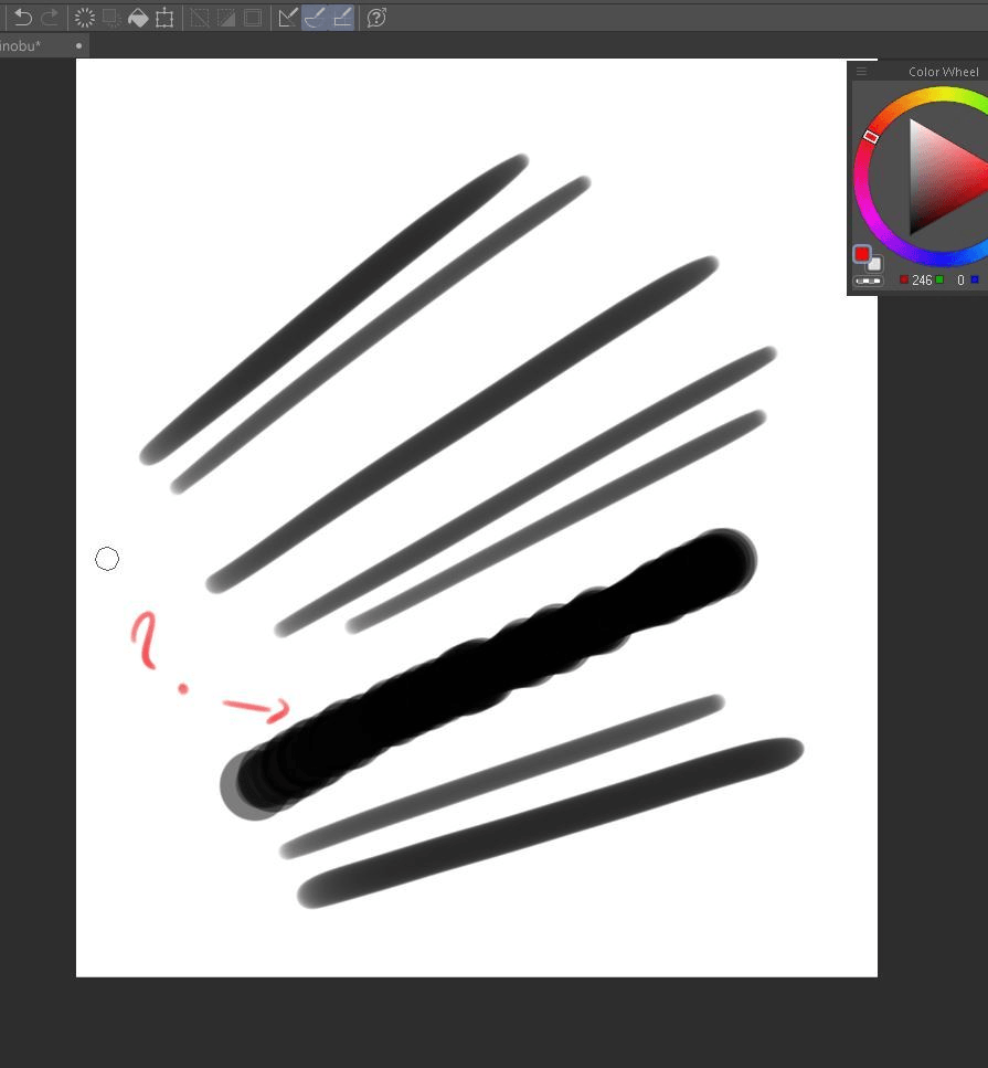 Lines turning thick CLIP STUDIO ASK