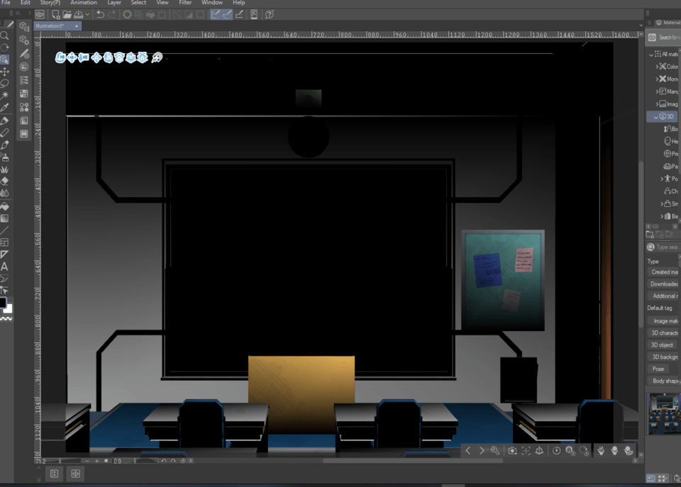 No light in the classroom (HELP) CLIP STUDIO ASK