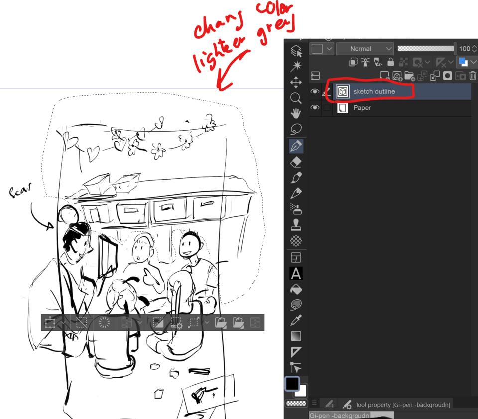 how i can change vector line color quickly? - CLIP STUDIO ASK