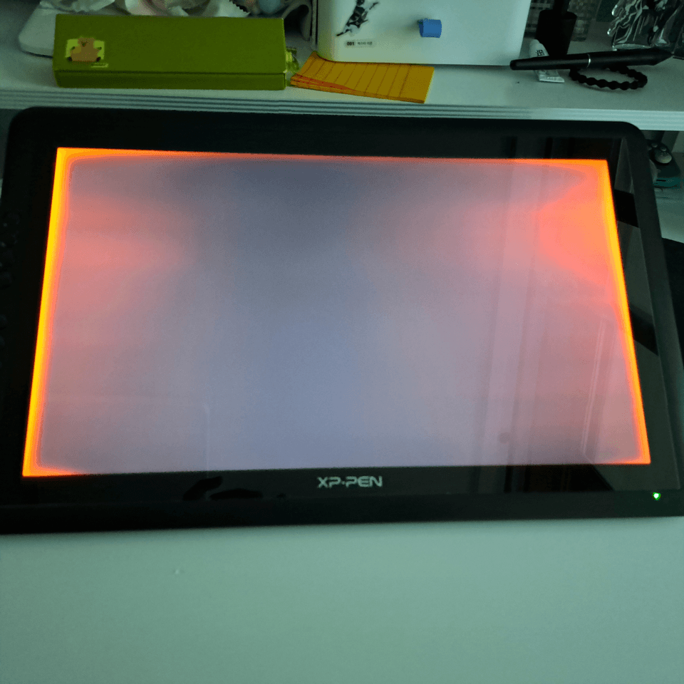My LCD tablet screen is getting redder - CLIP STUDIO ASK
