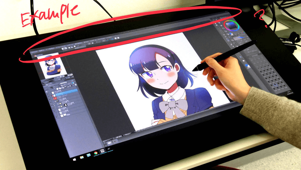 Wacom Cintiq Proでクリップスタジオを正しく表示する方法を教えてください Clip Studio Ask