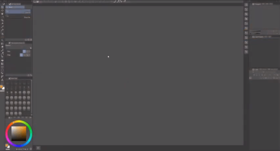 Clip Studio Workspace/Interface Display - CLIP STUDIO ASK