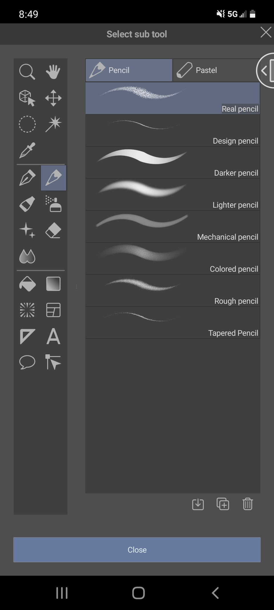 図と線のサブツールがありません Clip Studio Ask