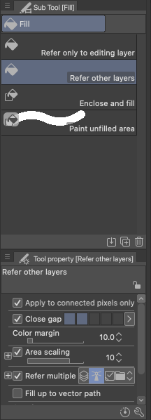 Fill tool not working at all - CLIP STUDIO ASK