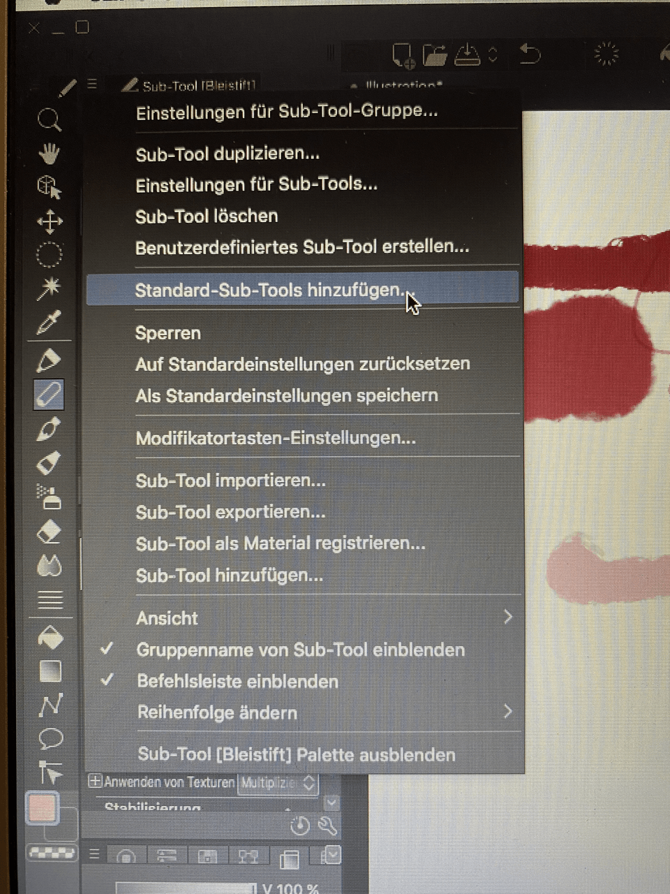 „Add from default“ function doesn’t work - CLIP STUDIO ASK