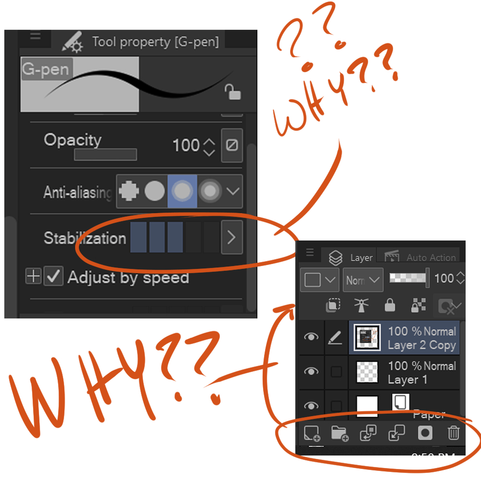 Workspace and tool issue? - CLIP STUDIO ASK