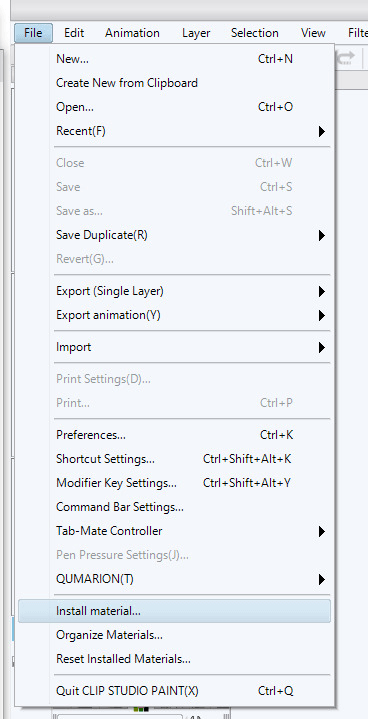 I can't find assets - CLIP STUDIO ASK